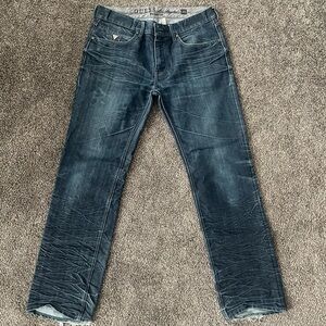 GUESS Men's Indigo Slim Straight Jeans